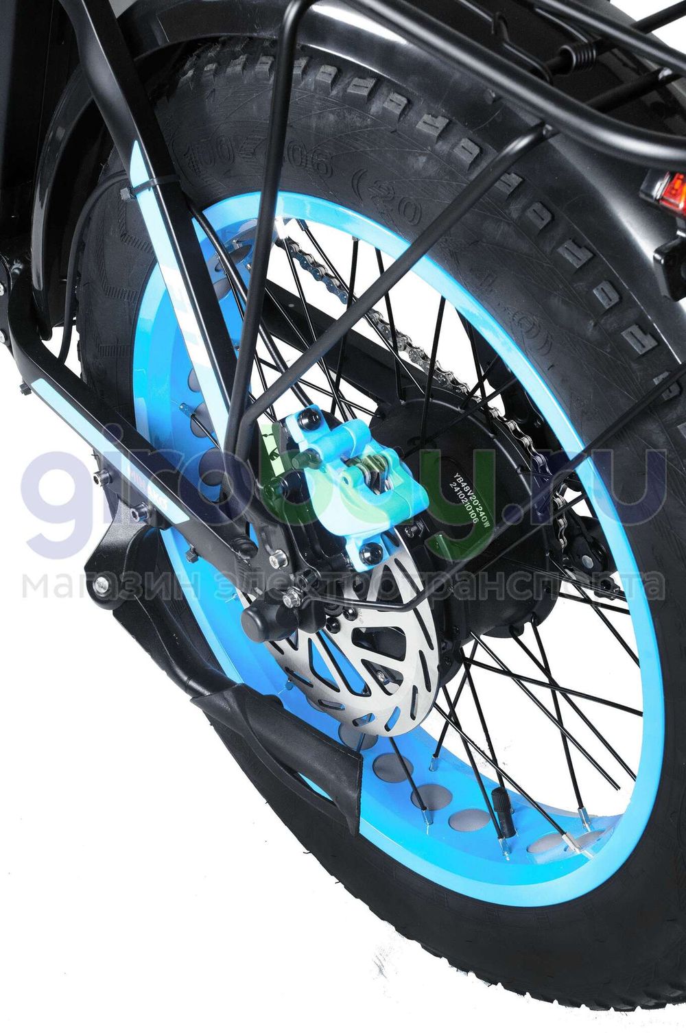 Электровелосипед Minako F11 Pro Dual 48V/20Ah (полный привод) 2025 года - Синий обод Электровелосипед Minako F11 Pro Dual 48V/20Ah (полный привод) 2025 года - Синий обод фото №7