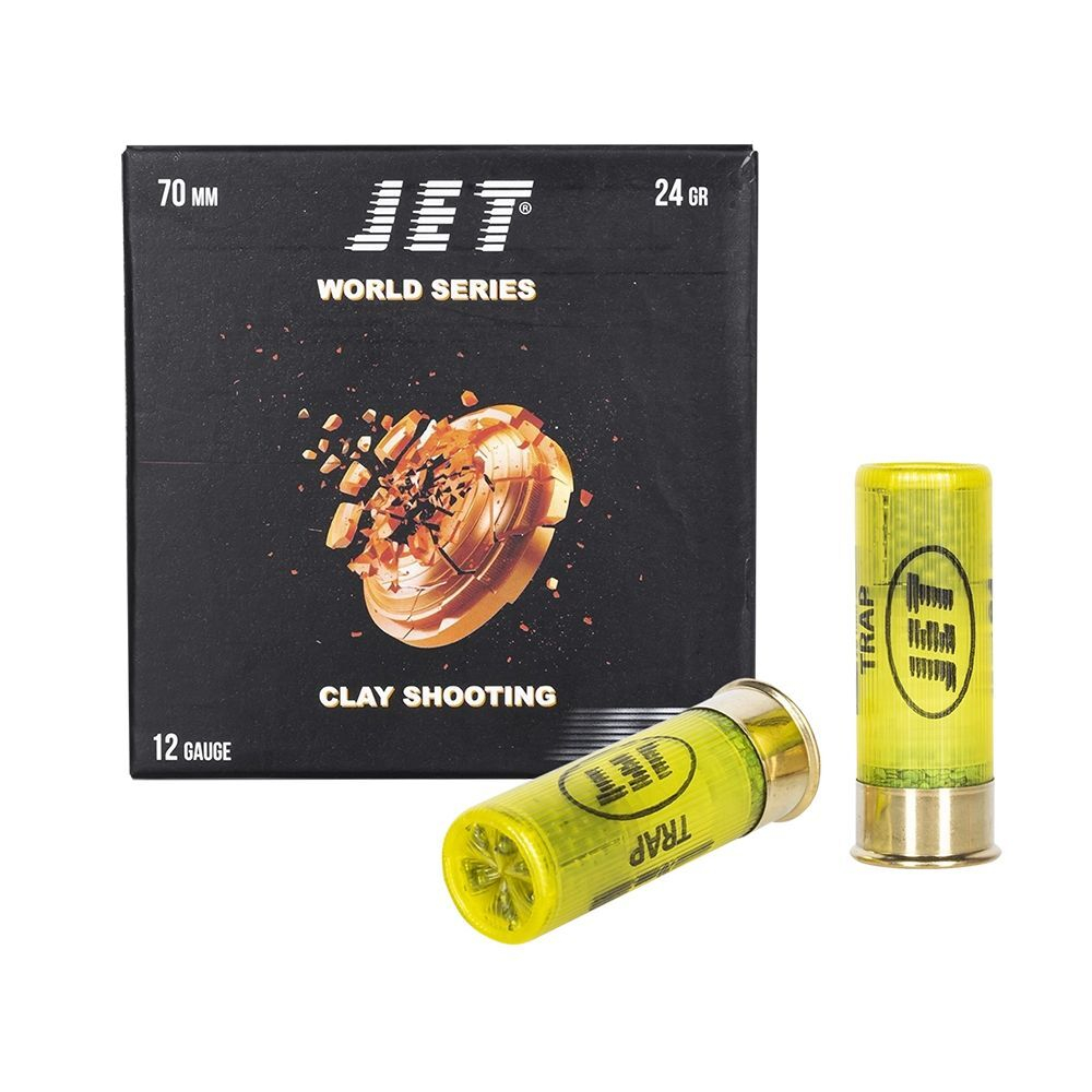 Патрон 12/70 JET №7,5 24гр Trap, коробка 25 шт.