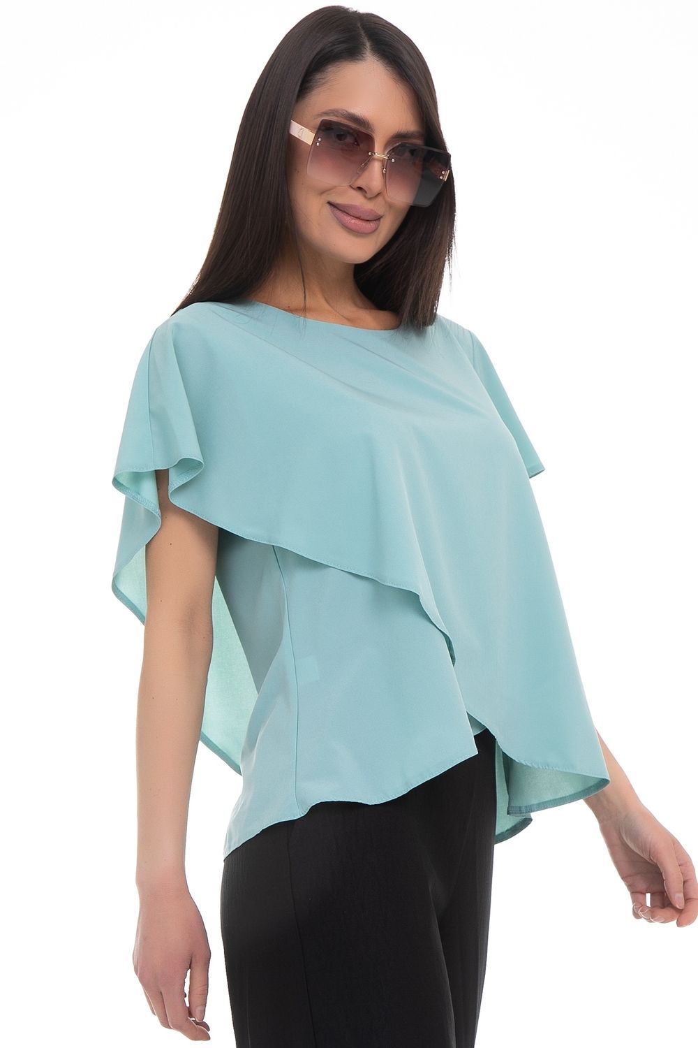 Блуза Яркое лето (бирюза) Diolche