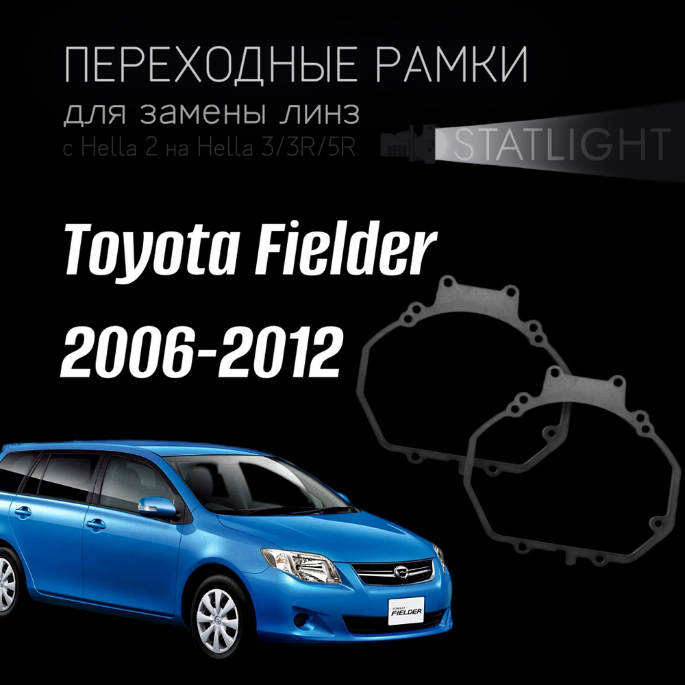 Переходные рамки для замены линз на Toyota Fielder 2006-2012