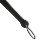 Шлепалка классическая с округлым кончиком и петлей (Цвет: черный)