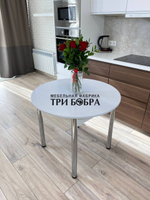 Стол круглый раздвижной "Белая Лоза"