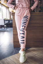 Спортивный костюм розовый хлопковый недорого