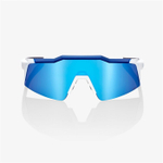 Очки спортивные 100% Speedcraft SL Matte White Metallic Blue / HIPER Blue Multilayer Mirror Lens