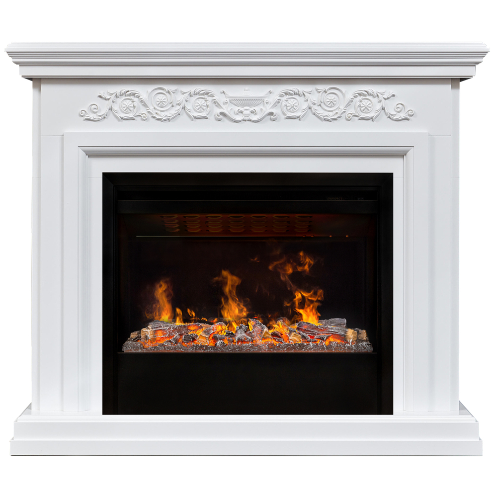 Каминокомплект Real Flame Leticia 26 WT с очагом 3D Helios 26 SBG