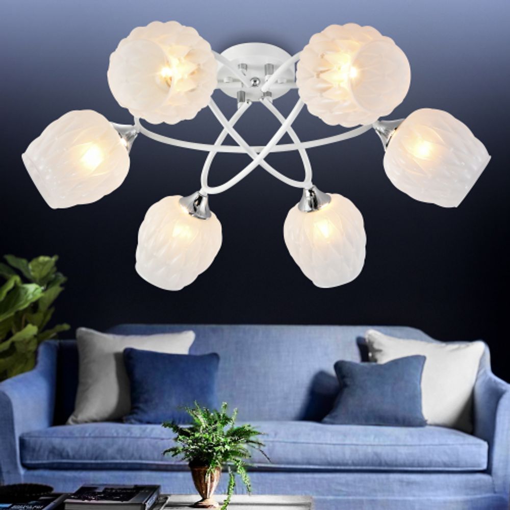 Люстра Rivoli Hettie 3136-306 6 х Е27 60 Вт модерн | Rivoli