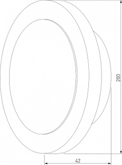 Накладной светильник Elektrostandard Around 40140/1 LED золотой