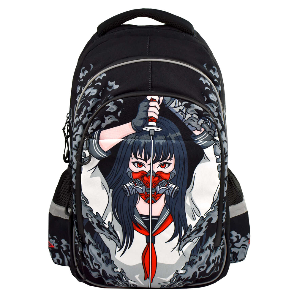 Рюкзак школьный, Феникс+, 31х44х16 см, полиэстер, сублимационная печать, 1 отделение (-я)