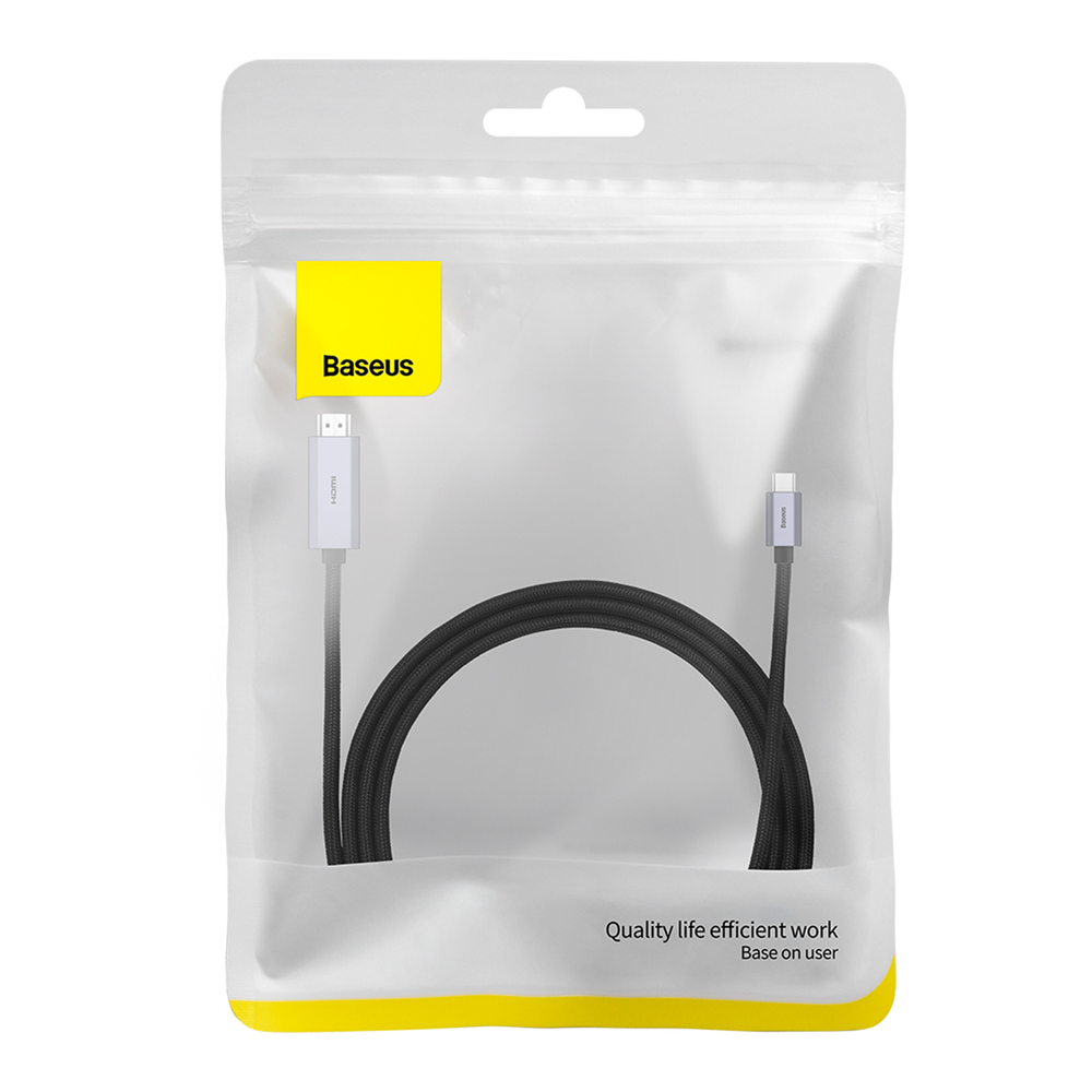 HDMI Кабель Baseus High Definition Series Graphene Type-C to HDMI Adapter Cable 4K/60Hz 2m