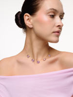 Чокер "Amour" с аметистом Gold