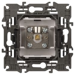 Розетка ЭРА Elegance 14-3101-05 TV одиночная IP20 антрацит