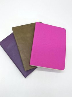 Набор 3 блокнота 88л (138*102мм) лин. роз.,фиол., зел. (5447-7)