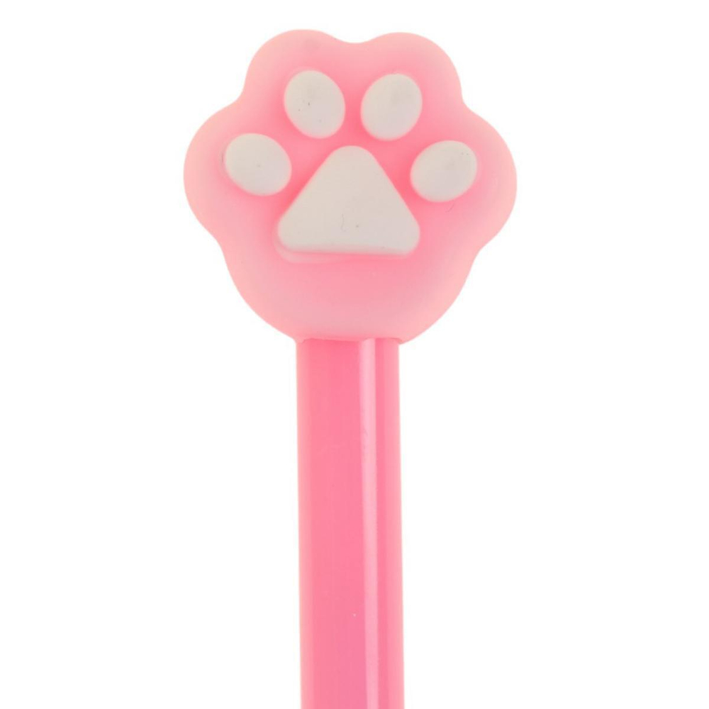 Ручка шарик. 0.7мм. "Лапки" синяя, смен.стержень 125мм, цветн.корп, 4 диз. в ассорт. (Mazari)