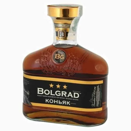 Коньяк Bolgrad 3 звезды 0.5 л