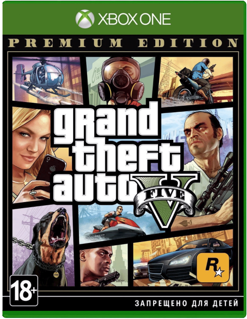 Игра Grand Theft Auto V (GTA) (Русская версия) для Xbox One