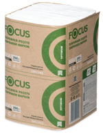 Салфетки бумажные Focus Optimum для настольных диспенсеров 24х18 см, 1-слойные, белые, 250 листов в упаковке