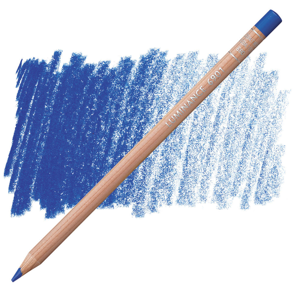 Caran d'Ache Luminance 6901. 660 Middle Cobalt Blue