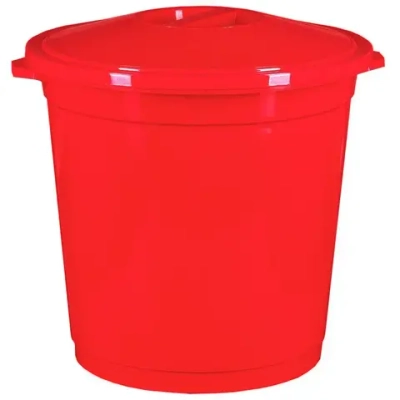 Бак 35л с крышкой (красный) (комплект 10 шт)