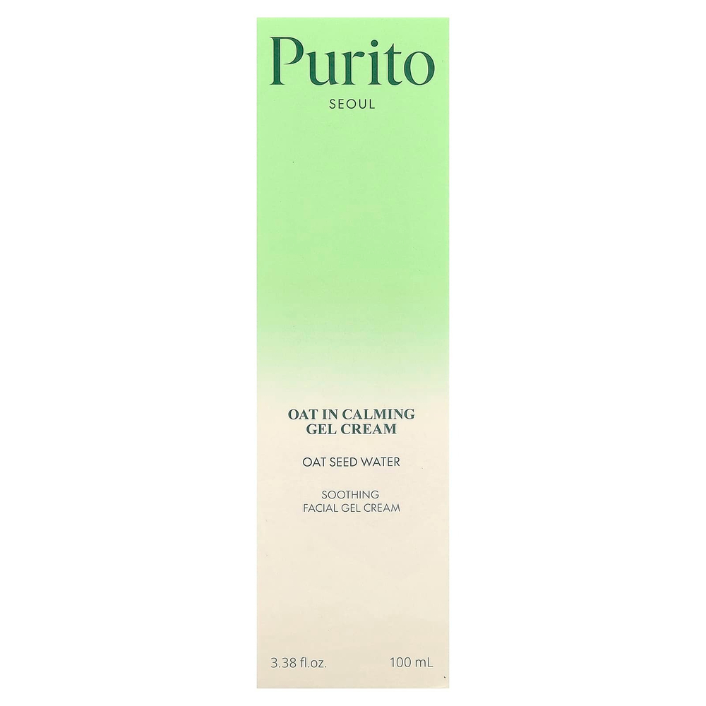 Purito, успокаивающий гель-крем с овсом, 100 мл (3,38 жидк. унции)