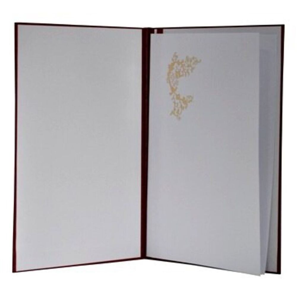 Папка адресная Виньетка, бумвинил, с вкладышем, Канцбург