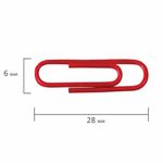 Скрепки STAFF "Manager", 28 мм, цветные, 70 шт., в картонной коробке, Россия, 224630