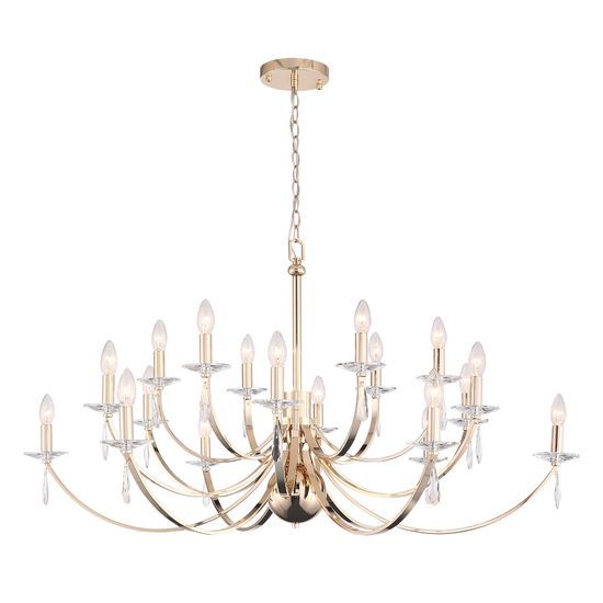 SL1405.203.18 Люстра подвесная ST-Luce Латунь/Латунь, Прозрачный E14 6*40W BRASS