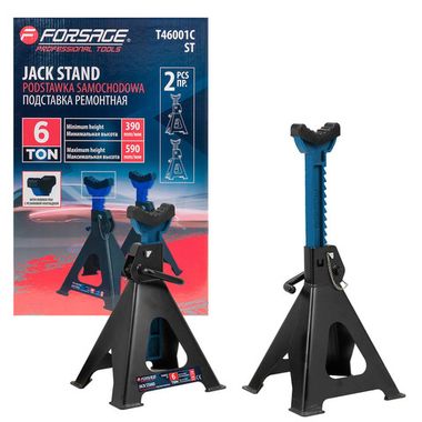 Подставка ремонтная 6т (h min 390мм, h max 590мм) (к-т 2шт.) Forsage F-T46001C ST