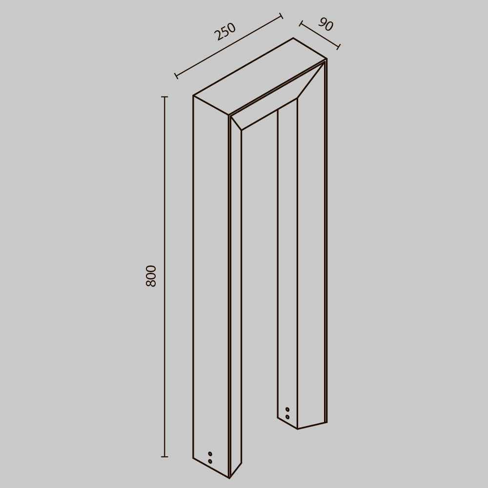 Ландшафтный светильник Outdoor O469FL-L12GF3K