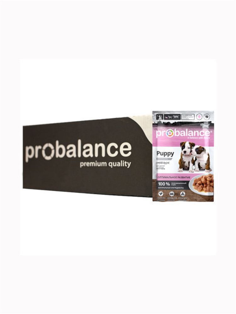 Влажный корм Pro Balance Immuno Puppy для щенков, 28 шт x 85 г
