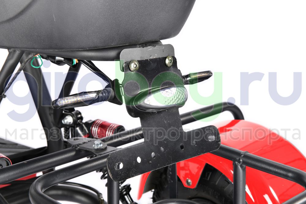 Электроскутер WHITE SIBERIA TRIKE MINI 1500W - Красный фото 17 фото №19