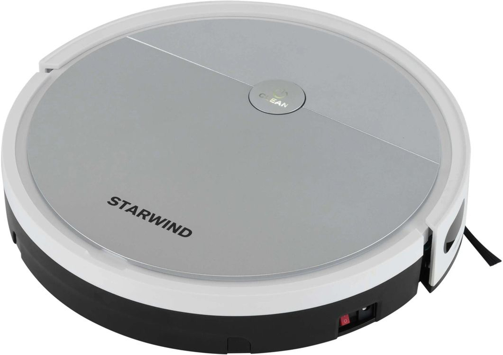 Робот-пылесос StarWind SRV4570, 15Вт, серебристый/белый