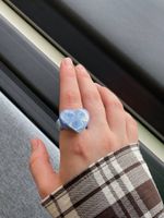 Кольцо Сердце, стекло