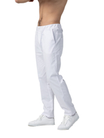 Брюки медицинские мужские Dr. Nice DRN644 с эластичным поясом на резинке, голубой, 54