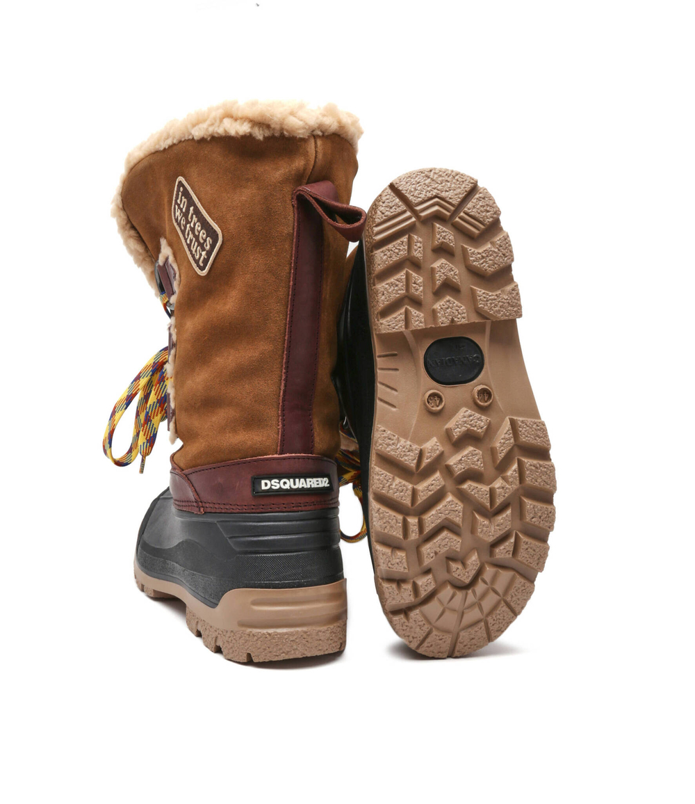 Кожаные угли Dsquared2 - коричневый(SBM0011 12905740)