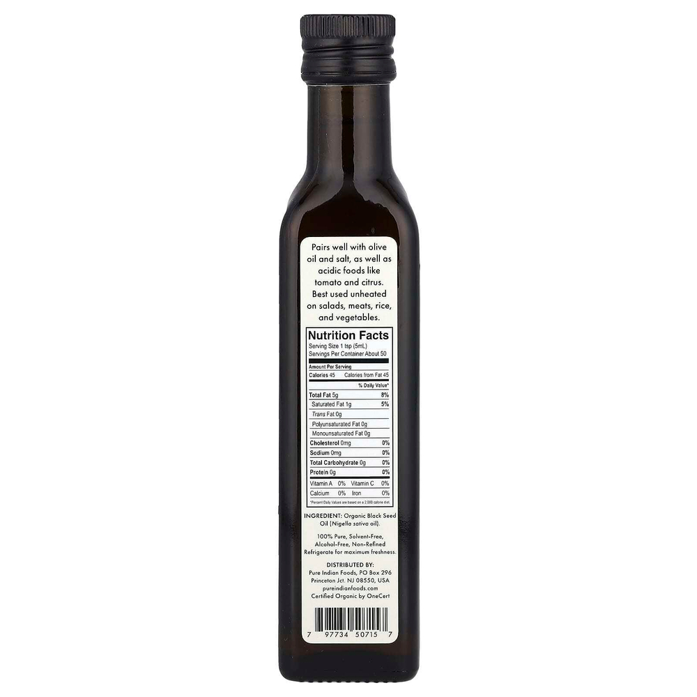 Pure Indian Foods, масло чёрного тмина, 250 мл