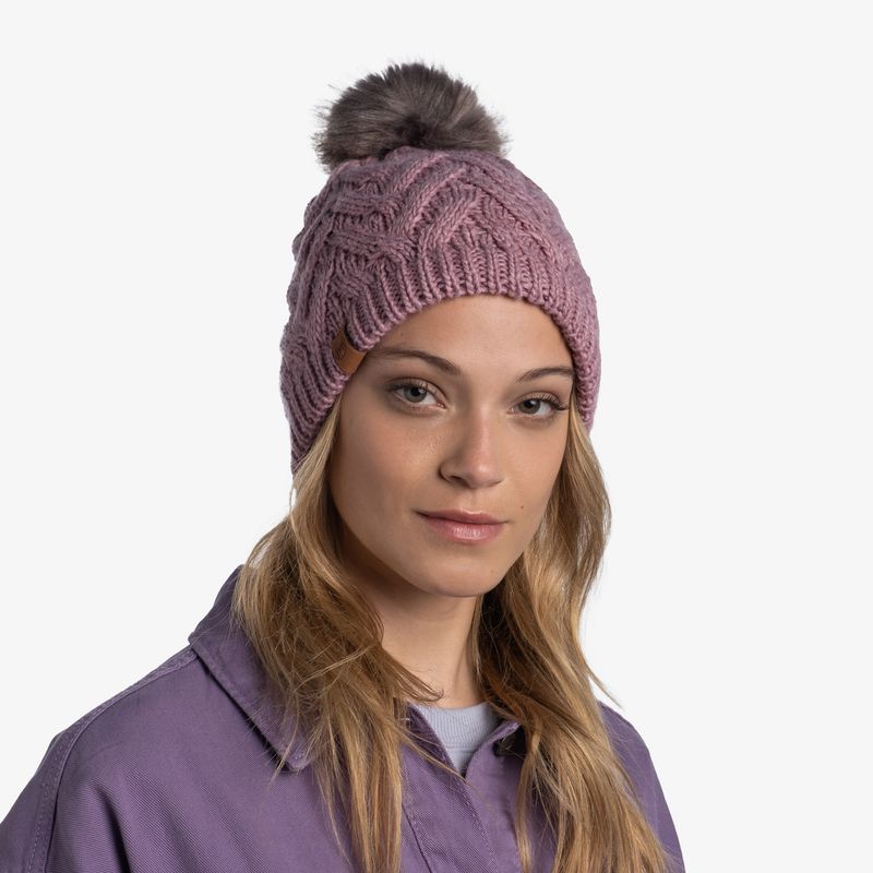 Шапка вязаная с флисом Buff Hat Knitted Polar Caryn Rose Фото 2