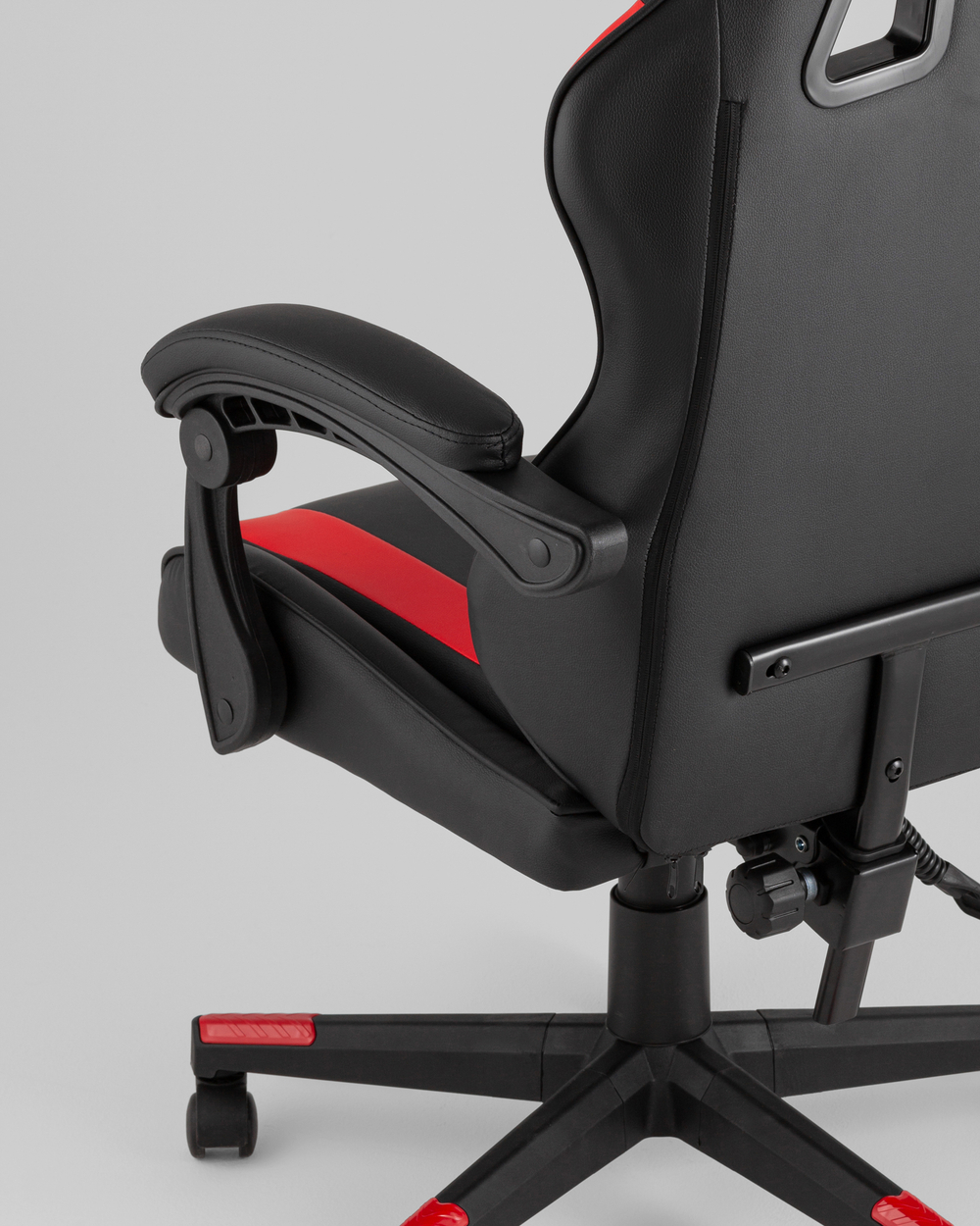 Кресло спортивное TopChairs Commander черно-красный