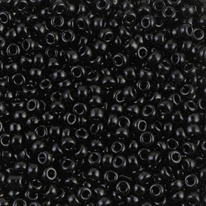 Miyuki Seed Beads 8/0 Black SB0401