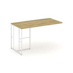 Rift Direct Брифинг-приставка RF.BR-004 Дуб Винченцо/Металл Белый 1380*700*750