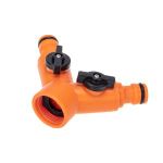 Разветвитель 2-канальный на кран 1/2"-3/4" ЧЕТЫРЕ СЕЗОНА