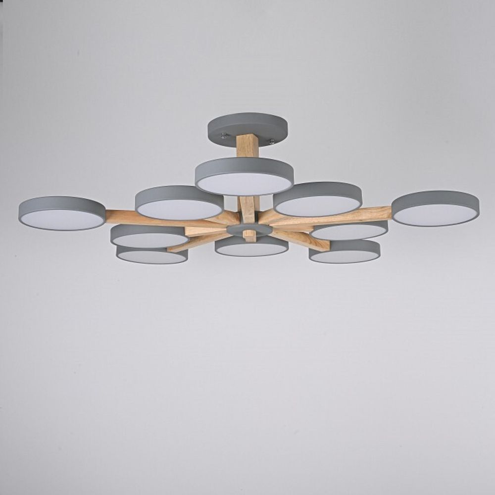 Люстра на штанге Imperiumloft TURNA Gray TURNA-B01