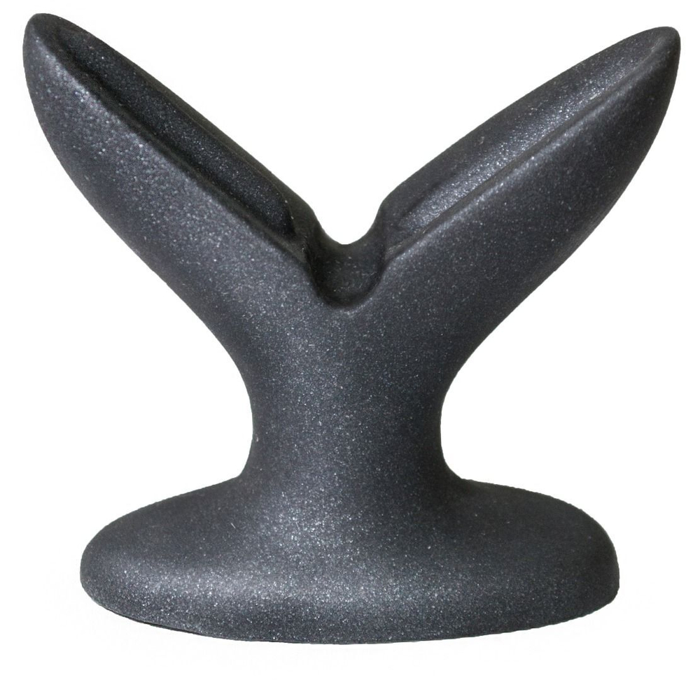 Анально-вагинальный плаг A blooming tulip S+ (Цвет: черный)