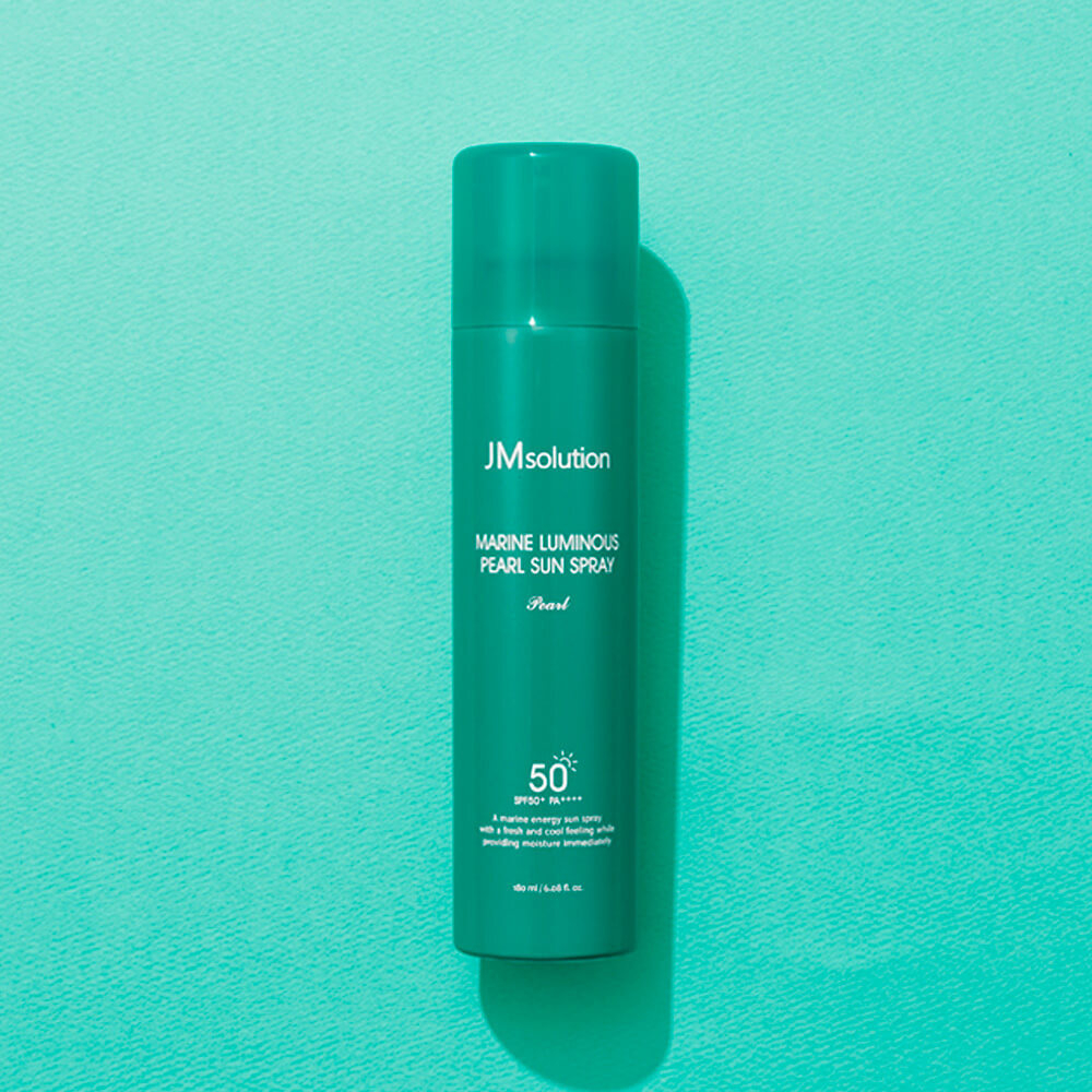 Спрей SPF с жемчугом JMsolution Marine Luminous Pearl Sun Protection Sun Spray SPF50+ PA+++, 180 мл
