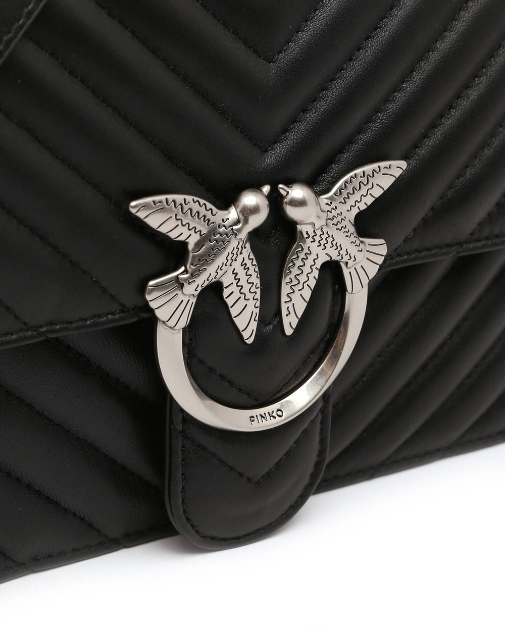 кожаная сумка через плечо love one Pinko - черный(100941 A0GK)