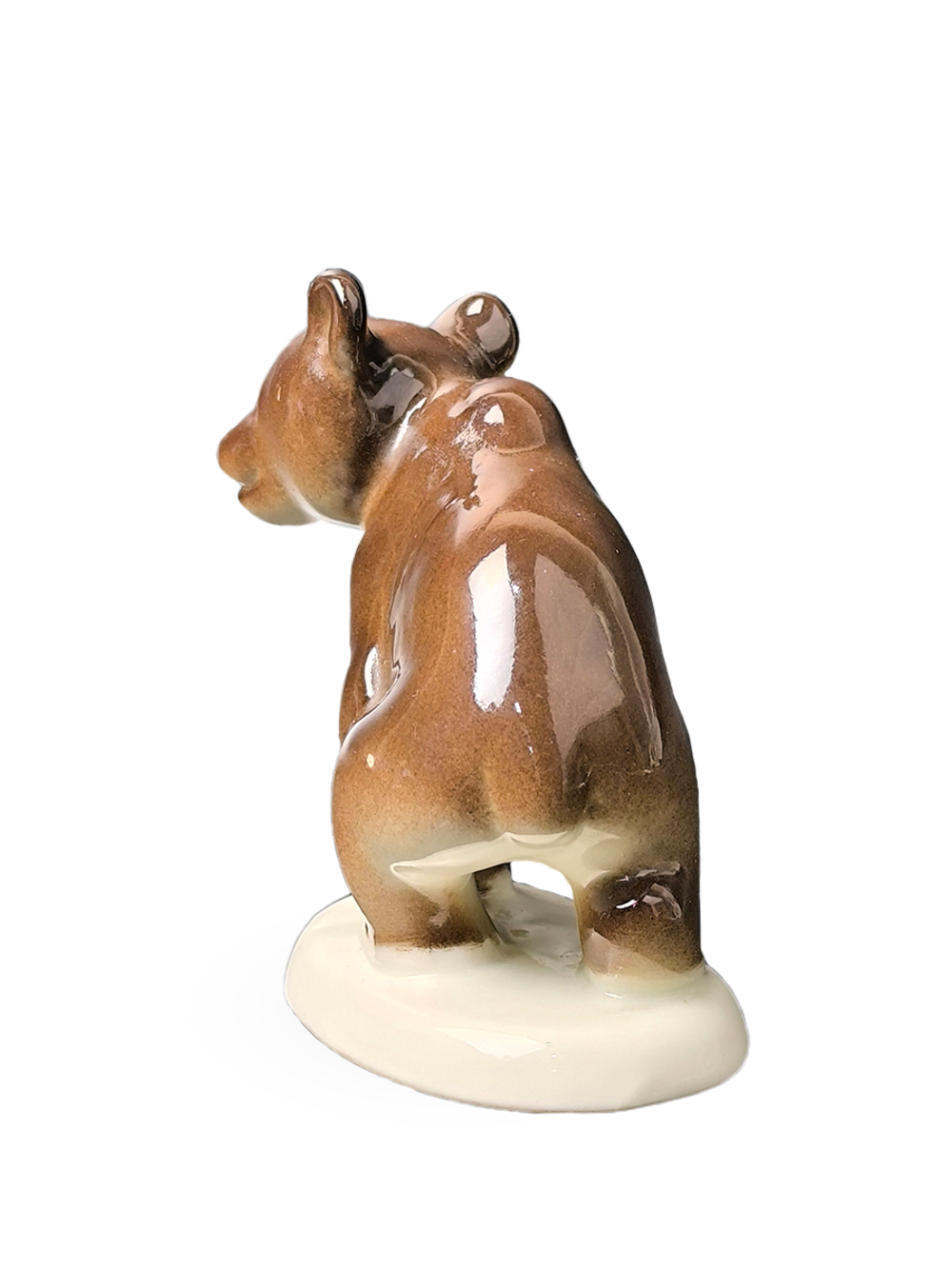 Статуэтка (миниатюра) "Медвежонок присевший" ЛФЗ