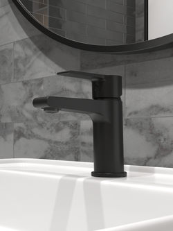 Смеситель для раковины STWORKI Дублин S41010BK матовый черный