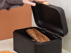 Хлебница Irmel 30х20х16 см, графит