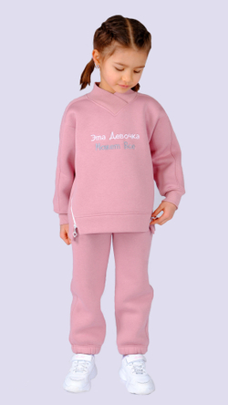 Костюм утепленный для девочки 4-9 лет Fleur de Vie