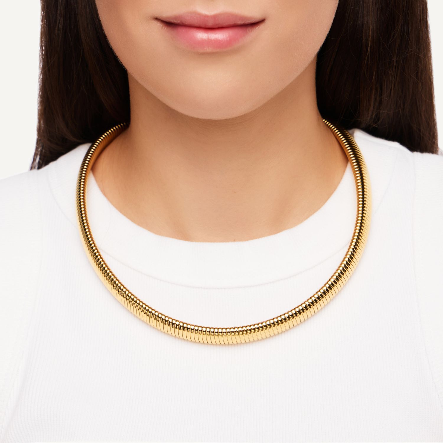 Колье Double Bend Chocker - Gold