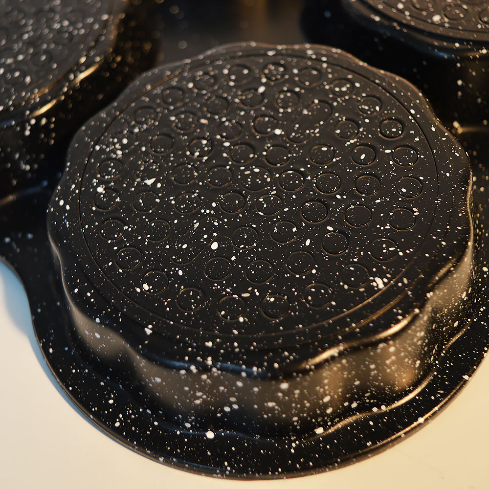 Сковорода 19см для фигурных оладий "Nordic Stone" тм Appetite, NO6191Z